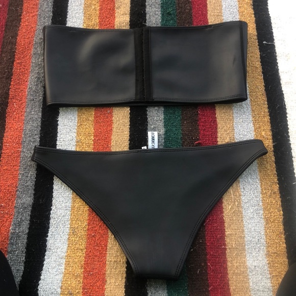 Hoaka Swimwear Palmy Black Set M - Picture 3 of 5